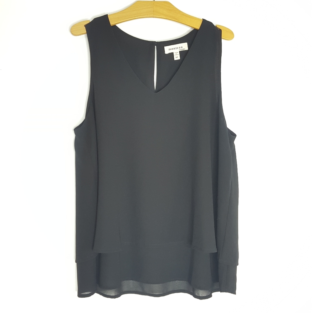 Monteau Los Angeles Sleeveless Top Sz Med